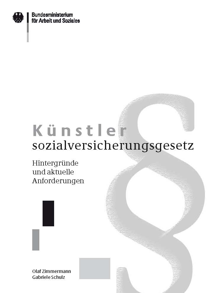 Künstlersozialversicherungsgesetz_Titel Künstlersozialversicherungsgesetz