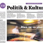 Politik & Kultur 01 2015