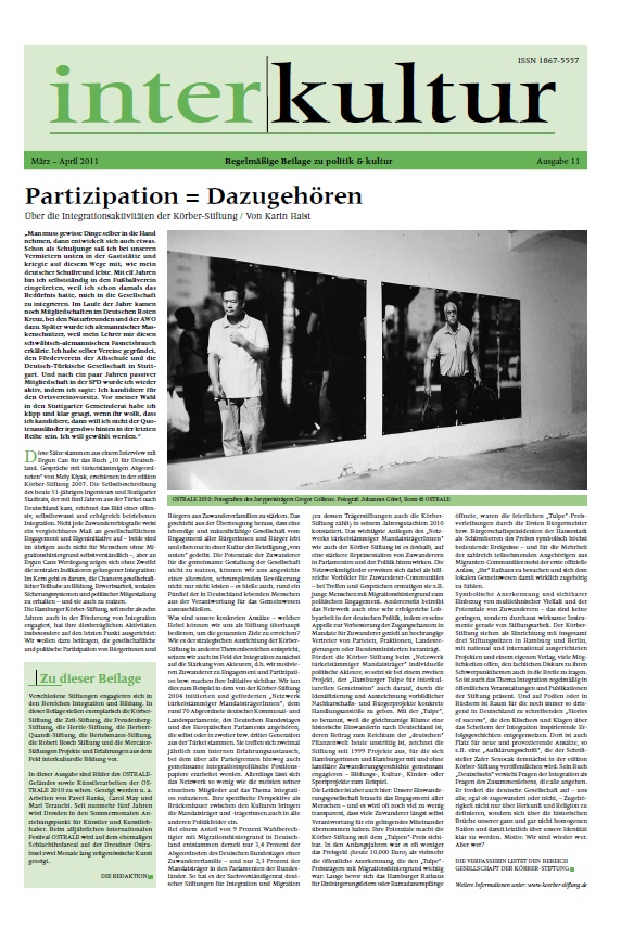 interkultur 11 Titel